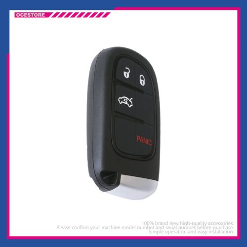 OCESTORE M3M-40821302 Car Key Fob Keyless Control Entry Remote 68394190AA 4 Button Vehicles Replacement Compatible with 200 300 Charger Challenger M3N40821302 68155686AB 68155686AA