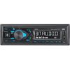 JENSEN MPR210 7 Character LCD Single DIN Car Stereo Radio | Push to Talk Assistant | Bluetooth Hands Free Calling & Music Streaming | AM/FM Radio | USB Playback & Charging | Not a CD Player