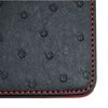 On Par Premium Golf Scorecard Holder - Ostrich, Black/Red
