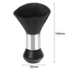Hairdressing Barbers Gown and Handheld Neck Duster, Full Length Unisex Cape and Ergonomic Clippings Brush, For Professional Salons and Home Use, Hairdressing Accessories - By TRIXES