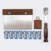 Bread Baking Tools Kit Dough Scraper Sourdough Scoring Bread Lame w/ 10 Blades