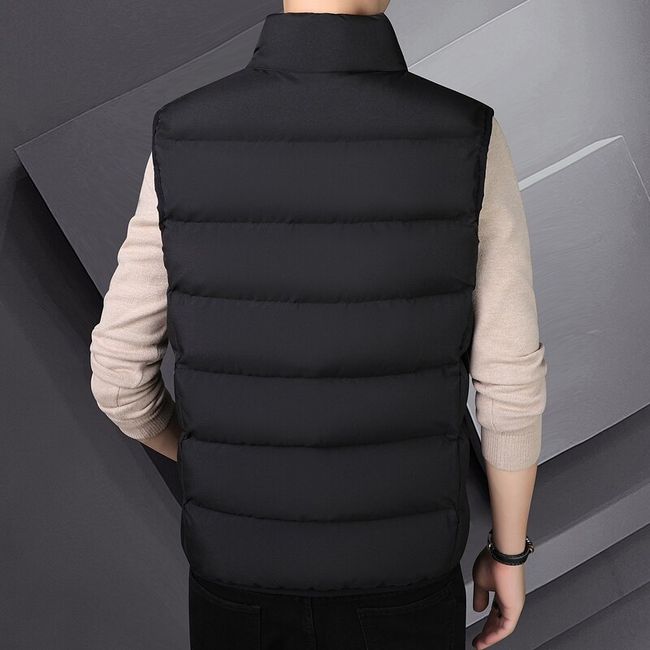 Winter Warm Cotton Padded Puffer Vest Jacket For Women Fashion Standing  Collar Loose Streetwear Vest Big Pocket Sleeveless Coat - AliExpress