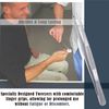 Thumb Tissue Forceps 1x2 Teeth Blunt Tweezer 12" Surgical Veterinary Instruments