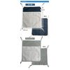 LIP3004 Cool Pocket Hammock (with ice pack pocket) (White x Navy)
