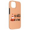 Traffic Cone Conquer The World Orange Traffic Cone Case for iPhone 14