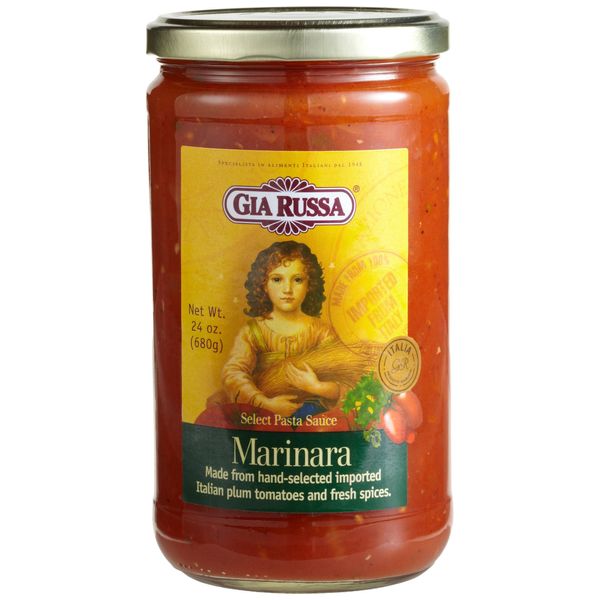 Gia Russa Marinara Pasta Sauce, 24-Ounce Glass Jars (Pack of 3)