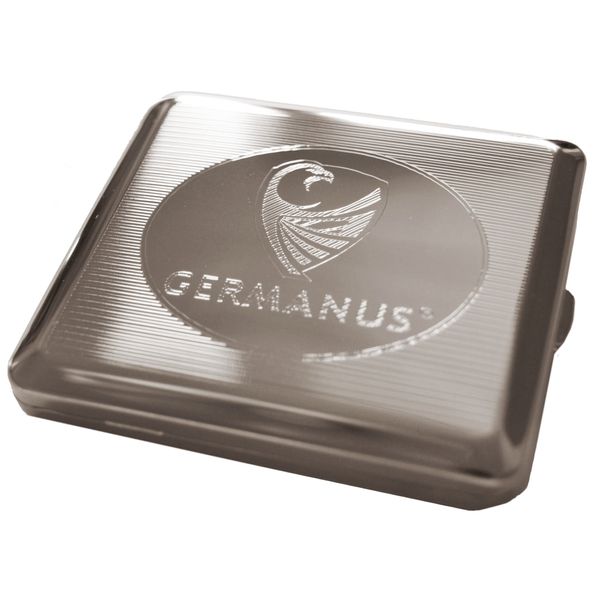Germanus Nickel Cigarette Case, Made in Germany