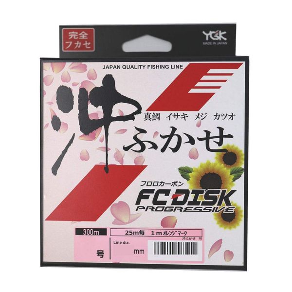 X-Braid Line FC Disc Proressive Oki Fukase, 1188.4 ft (300 m) No. 5