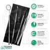 4 Pcs Professional Dental Pick & Mirror Tools Sculpture Instrument Set With Case