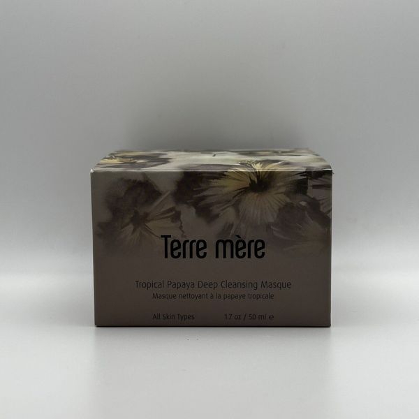 Terre Mere - Tropical Papaya Deep Cleansing Masque - 1.7 oz - New In Box RARE