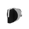 Schneider Electric ZB4BD8 Select Switch Operator Head, Black Selector Switch Head Ø22 3-Position Spring Return, Part Number