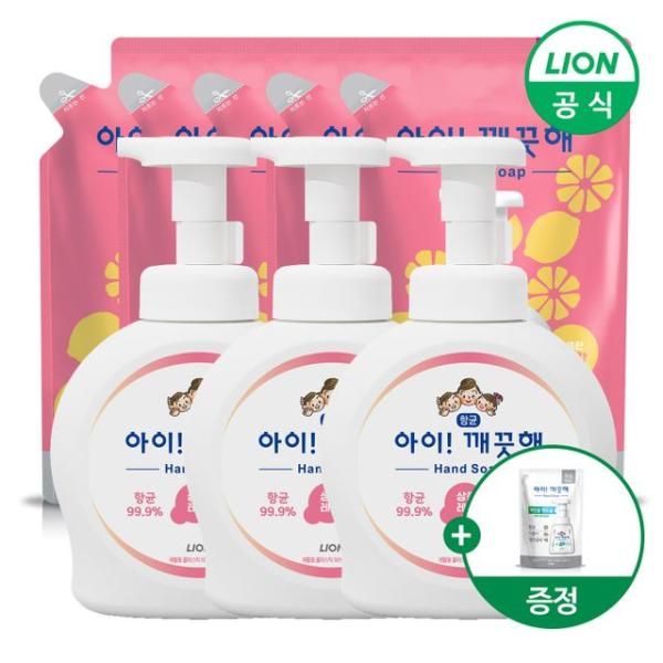 (etv) Aikkeokhae Hand Wash Container 490ml 3+Refill 450ml 5+100ml Refill Random