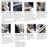 REAR BUMPER GUARD Scratch Protector Black Textured FOR Chrysler Pacifica 17-23