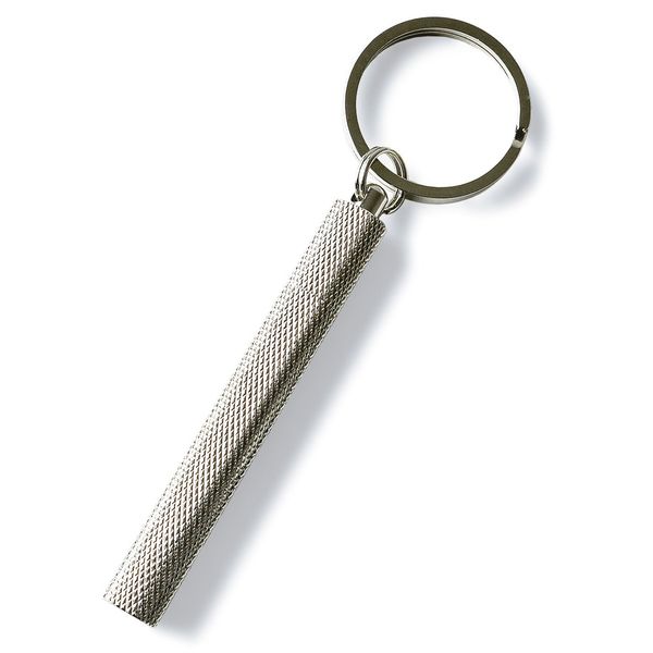 TABARAT Toothpick Case, Key Ring, Key Chain, Brass, Silver, Made in Japan