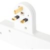 Pro elec 13 A Unswitched 3-Way Plug Adapter,PELB1868