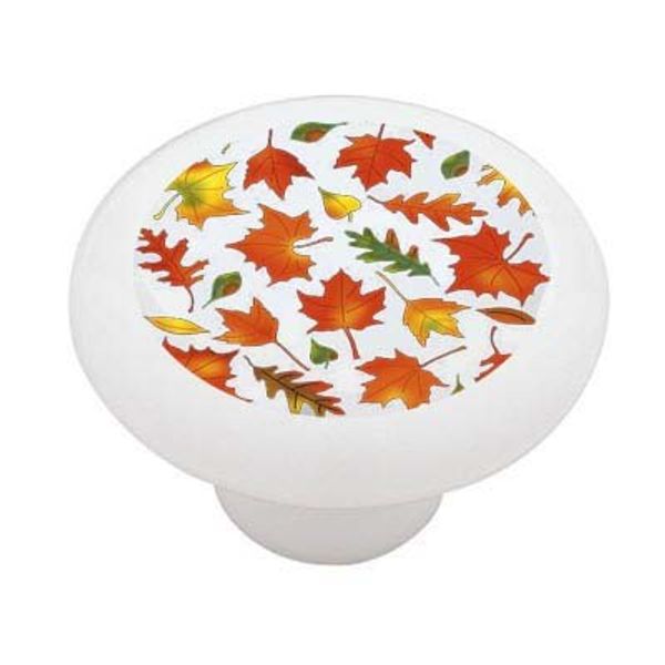 Gotham Decor Fall Leaves Ceramic Drawer Knob
