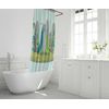 Bonamaison Shower Curtain, Polyester, Multicolor, 150x200