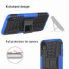 Yiakeng iPhone XR Case with Screen Protector, Shockproof Silicone Protective with Kickstand (Blue)