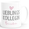 SpecialMe® Coffee Mug, “Lieblings-” (German), Customisable