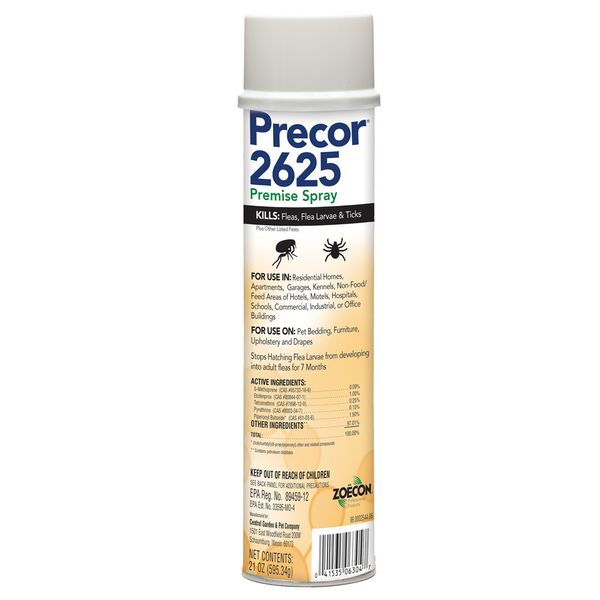 21 oz Precor 2625 Premise Spray Insecticide ~ Kill Fleas (Eggs & Larvae) Ticks