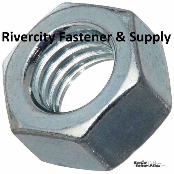 (5) 5/8-11 Left Hand Thread Hex Nuts 5/8x11 With 15/16 Hex / Reverse Thread