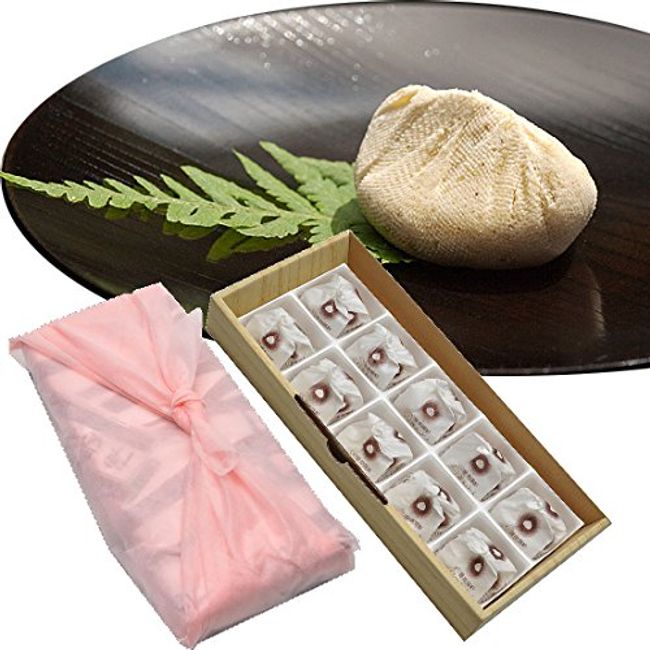 Gifu Nakatsugawa Japanese Sweets Set, Gifu Nakatsugawa, 100% Chestnut, Assorted Sweets, 10 Pieces, Wrapping Furoshiki Wrapper, Kuriya Nanyoken (Normal Gift)