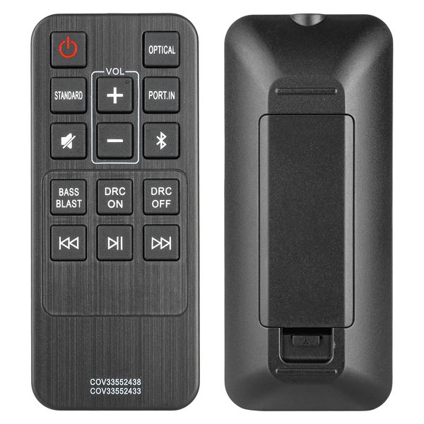 COV33552438 COV33552433 Remote Control Compatible with LG Sound Bar SK1 Replacement Controller