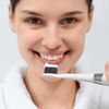 Sonic-FX Solo Electric Toothbrush w/ 10 Brush Heads + 1 Interdental, Charcoal Bristles, Rechargeable, Charging/Storage Base, 3 Brush Modes, Smart Timer, 2 Months Use on Full Charge, White Color