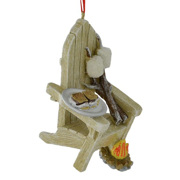 Kurt S. Adler Adirondack Chair and Smores Ornament A1802 New