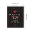 MCS Format Document Frame, Diploma and Certificate Frame, Black, 8.5 x 11, 2-Pack