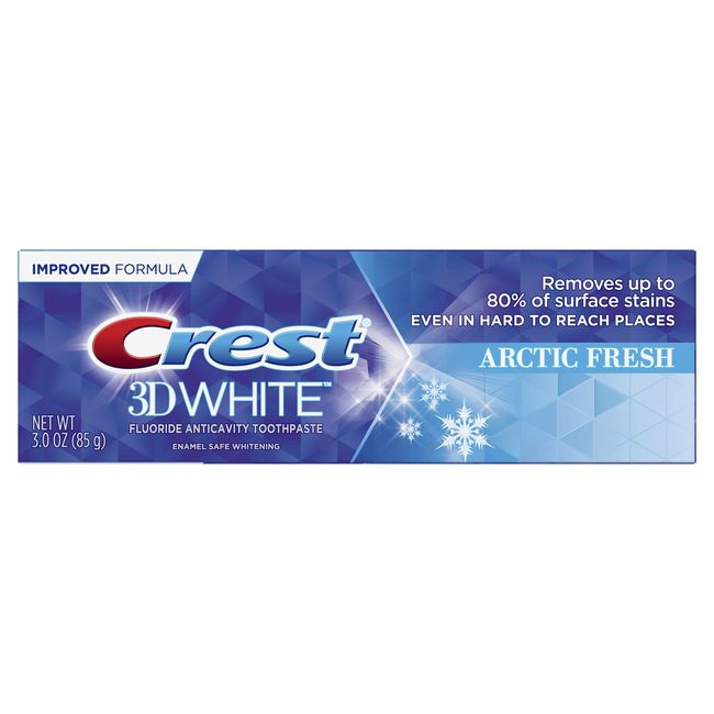 Crest 3D White, Whitening Toothpaste Arctic Fresh, 3.0 Ounce