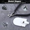 LEONTOOL Plastic Model Nipper, Single Edge Nipper, Maintenance, Thin Blade Nipper, Plastic Model Tool Set, Model Nipper, Case, For Plastic Gates, Precision Work
