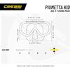 Cressi Piumetta, Clear/Yellow