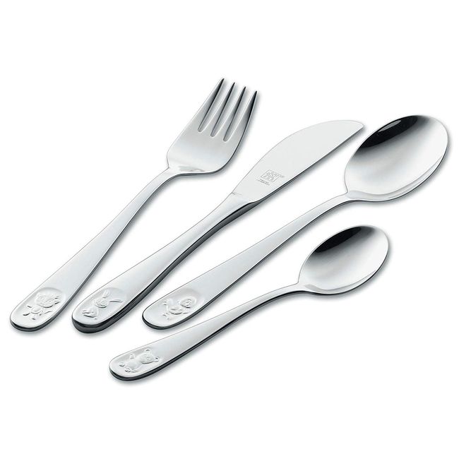 ZWILLING Bino Children's Cutlery Set, 15 x 10 x 2 cm, Silver