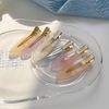 EZ PEACH Non-marking Bangs Clips, Tortoise Shell, 6 Pieces, Non-stick Bangs, Hair Clips, Non-marking Bangs Clips, Makeup, Hair Arrangement, Tortoise Shell, Non-marking Pins (E)