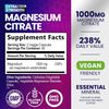 Magnesium Citrate Extra Strength 1000 Mg - Chelated for Max Absorption, Magnesiu