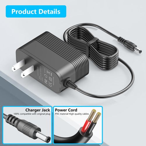 31V Charger for 25.9V Battery Vacuum Cleaner Replacement for INTETURE BP10 MUTGOF Sparkle 1 25.9V Battery Vacuum Cleaner Adapter Charger