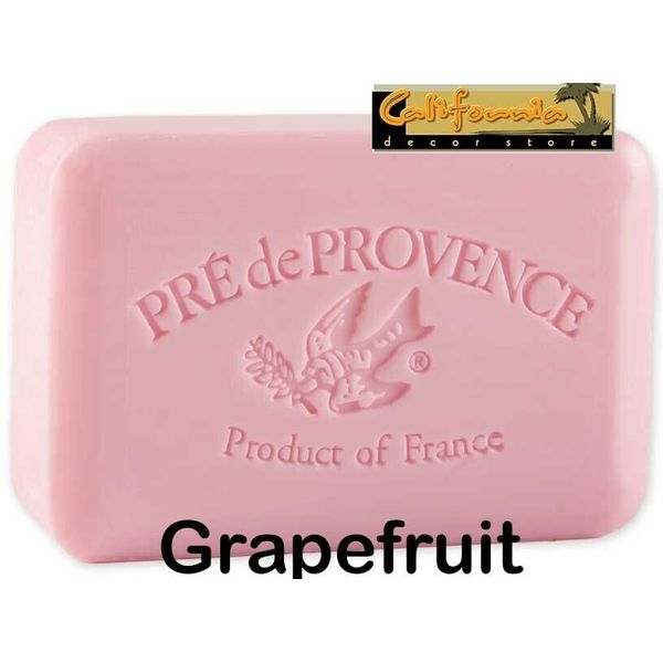Pre de Provence GRAPEFRUIT French Soap 150 Gram Bath Shower Bar Shea Butter Pink
