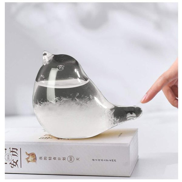 SUNJULY Storm Glass, Unusual Gifts Women Ladies,Weather Stations Weather Forecaster Barometer, Barometer Indoor For Valentines Day Gifts, Unique Christmas Birthday Gifts For Women