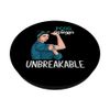 PCOS Awareness Warrior Unbreakable Support Hope Womens PopSockets Swappable PopGrip