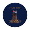 Alaska Territory Bird The Willow Grouse PopSockets Adhesive PopGrip