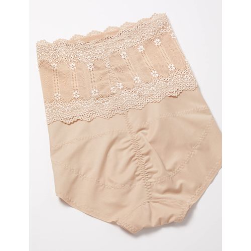 Atsugi Women's Underwear, High Waisted Pelvic Support Girdle, Short Length, ash brown