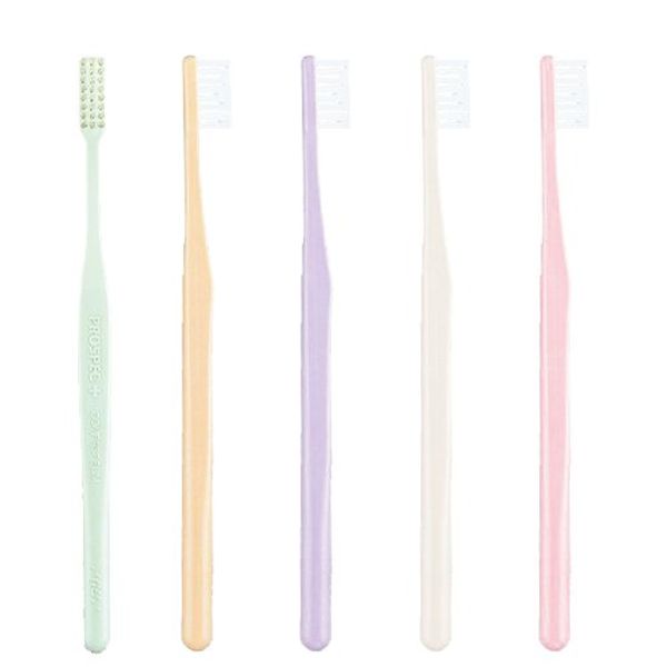 GC Prospec Toothbrush Plus, Compact Slim, 5 Pieces, Medium (Normal), Normal Color