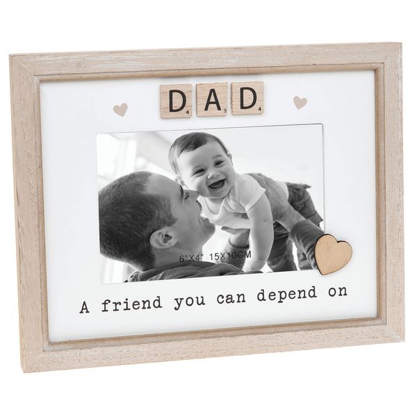 Shudehill Giftware Scrabble Sentiments Frame Dad