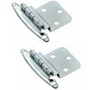 (12 Pack) Free Swing 3/8" Inset/Offset Chrome Hinge Pair