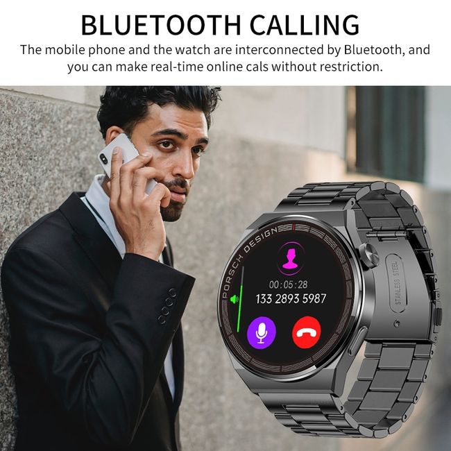 LIGE 2022 Fashion Smart Watch Men Women NFC Smartwatch