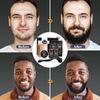 MALE GOD Beard Growth Kit - Beard Kit with Beard Growth Oil(2 Pack), Beard Massager, Beard Balm, Beard Comb, Beard Growth Products for Patchy Beard - Birthday Gifts for Men Husband Boyfriend Dad