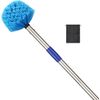 93 inch L Reach Extend Handle Cobweb Duster  Medium Stiff Bristle Brush Cleaning