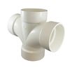 Canplas 192185 PVC DWV Double Sanitary Tee, 4-Inch