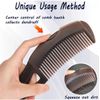 3pc Dandruff Combs, Hollow Tooth Comb for Scalp Massage Oiling Dandruff Removal